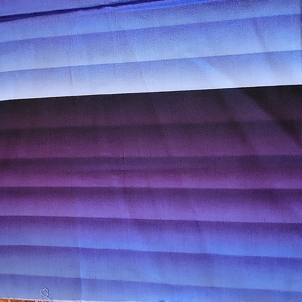 Purple gradient print fabric from light to dark purple striping 1/2 yd
